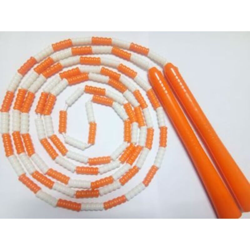 霜魄竹节绳黑白小学生考试软硬竹节中幼儿比赛专业珠节成人健身花样跳