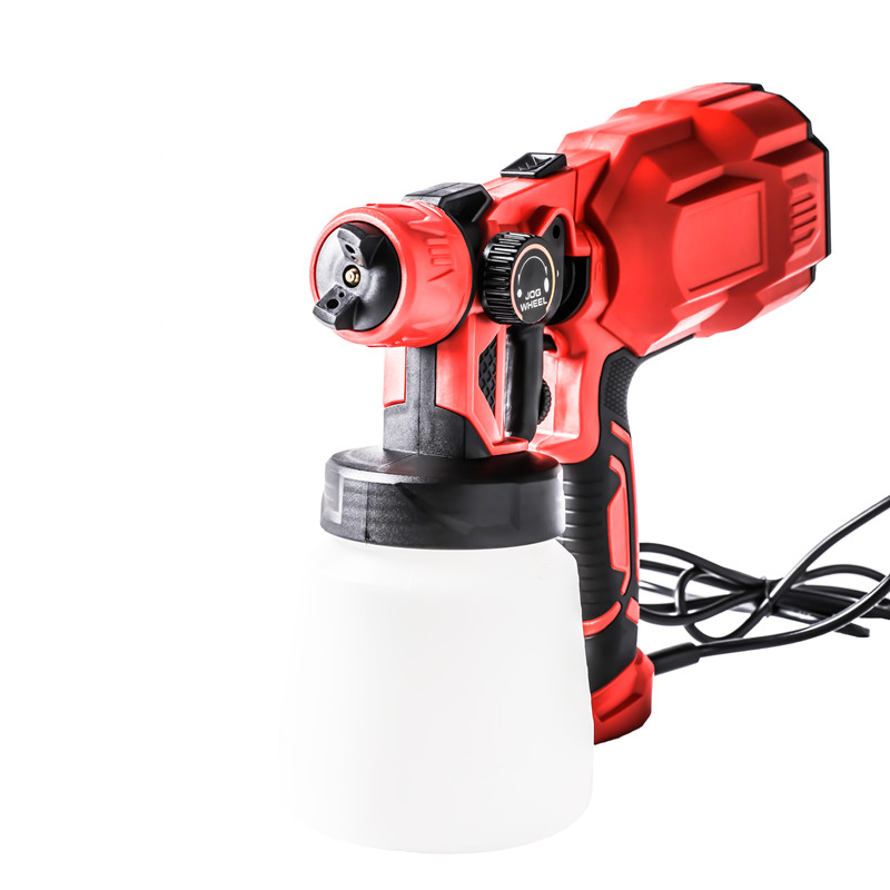 锂电喷漆枪小型乳胶漆家用喷漆工具喷涂机 550w旗舰款红色电动喷枪