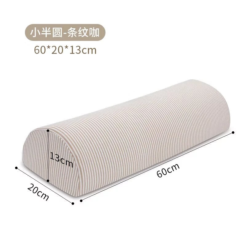 脖子前倾枕头天然乳胶小圆枕 圆柱枕颈椎枕 长圆形糖果枕睡眠枕头 60*