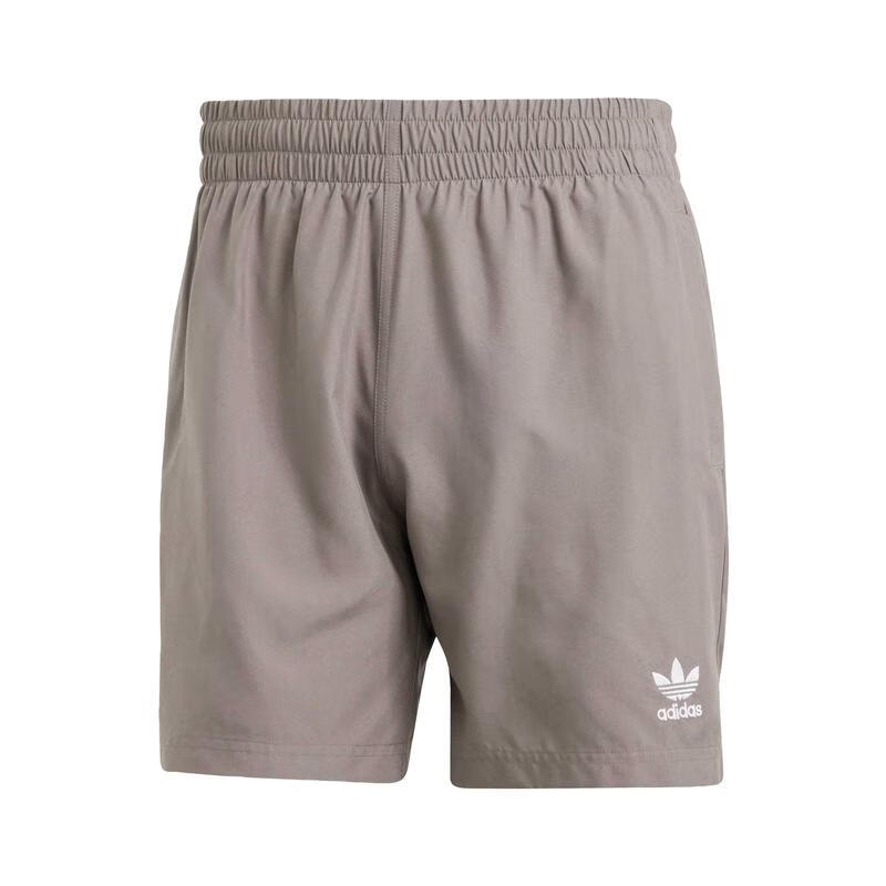 阿迪達斯 （adidas）男式泳褲 ADICOLOR ESSENTIALS 時(shí)尚寬松舒適透氣游泳短褲 charcoal white S