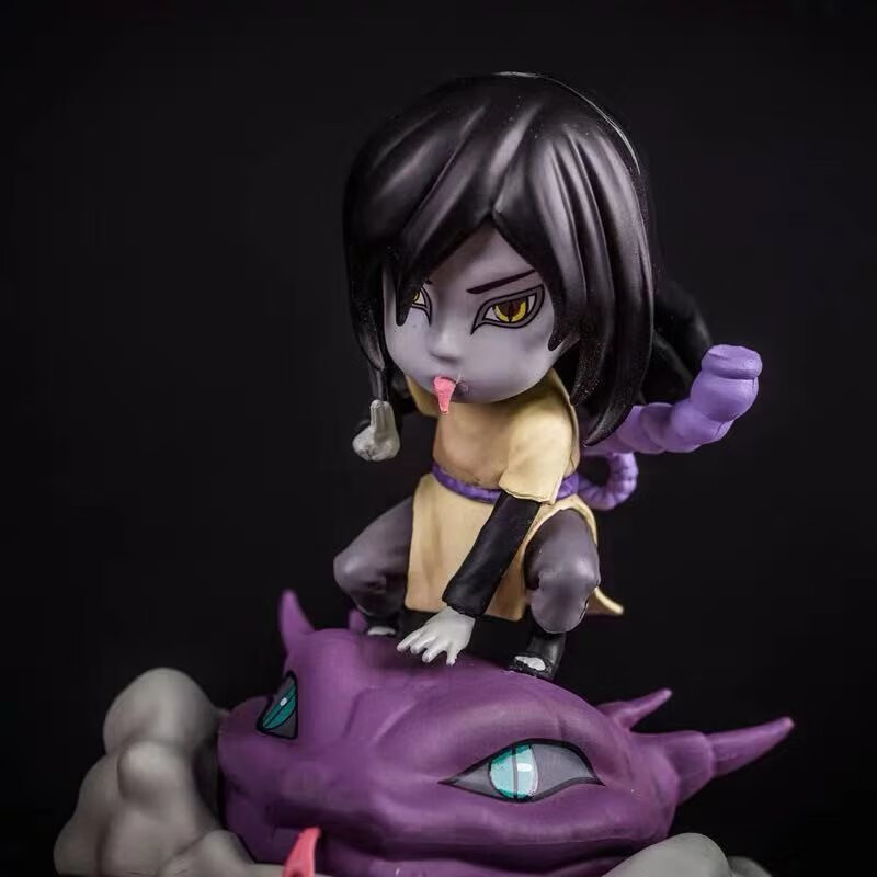 q版 大蛇丸 自来也 纲手 木叶三忍公仔摆件模型礼物 q版大蛇丸/高约11