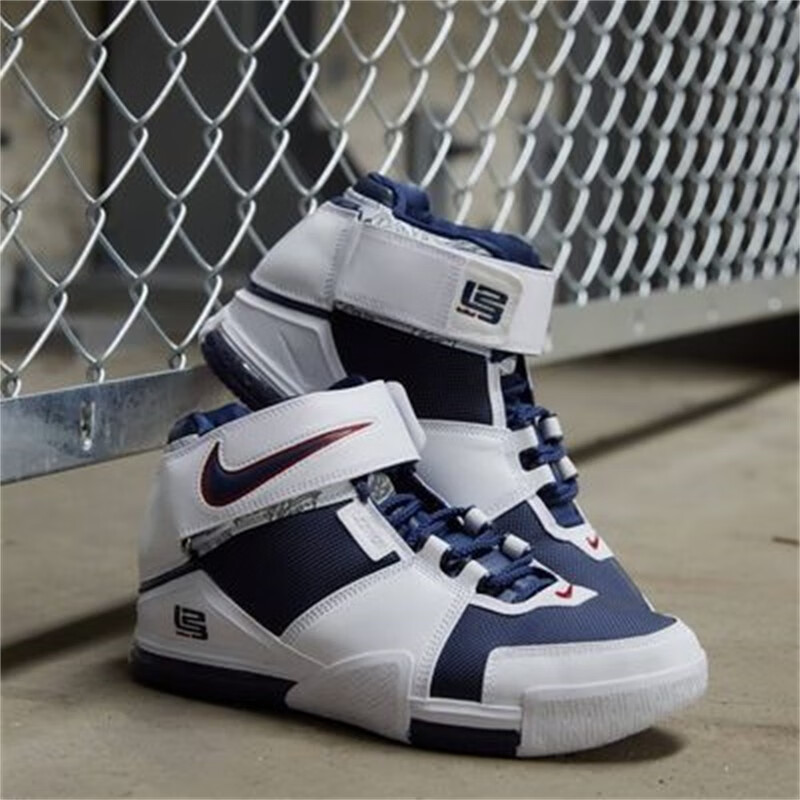 耐克(nike)lebron 2 usa 美国队配色 詹姆斯2代复刻 男子实战复古减震