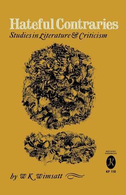 预订hateful contraries: studies in literature and criticism