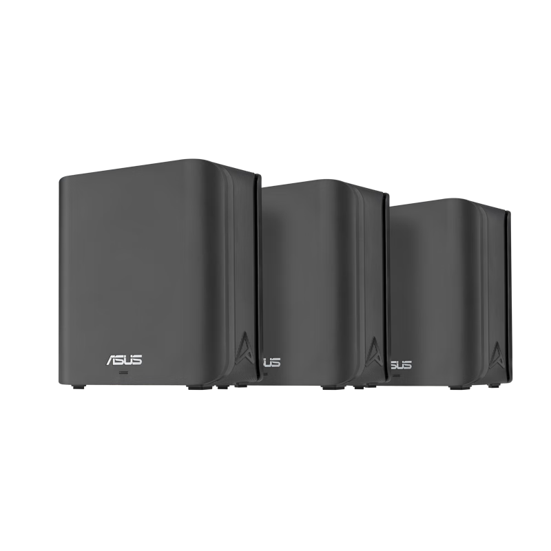 PLUS会员：（ASUS）华硕 灵耀魔方WiFi7路由器 三只套装家用无线千兆全屋WiFi7覆盖分布式子母路由 Ai随心组