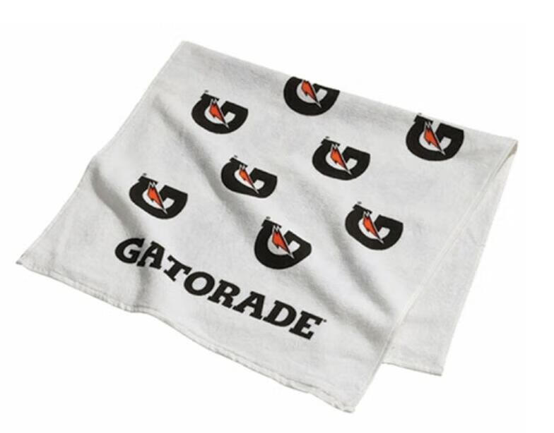 美国佳得乐抗菌白色毛巾浴巾nba同款篮球运动毛巾gatoradetowel 国内