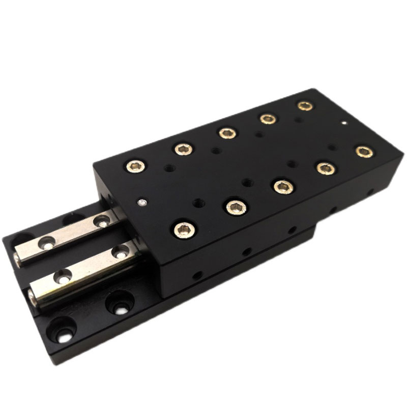 vru简易直线x轴滑台滑块交叉滚子导轨单轴位移台工作台3080 3105 vru