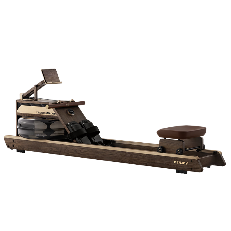 绝影划船机家用水阻磁控高端健身器材智能调节阻力北美黑胡桃木 XR5