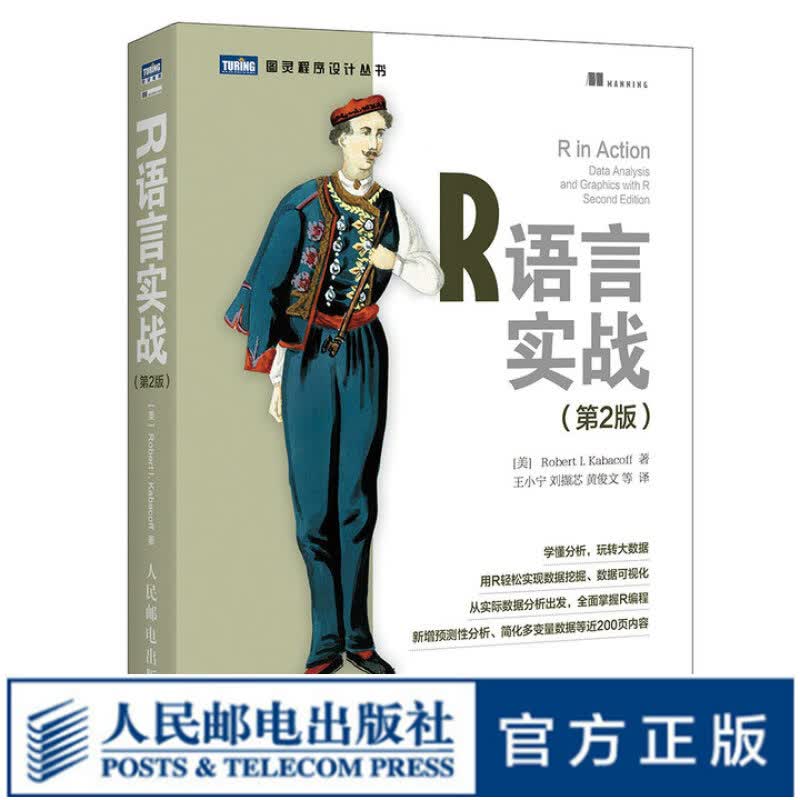 图灵教育 R语言实战（第2版）R 大数据 统计 绘图 数据挖掘