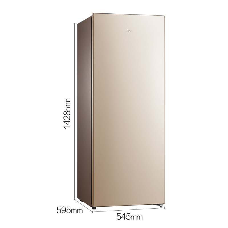 美的(Midea)196升家用客厅立式冰柜 分区抽屉母婴母乳冷柜  客厅冰箱 BD/BC-196UM