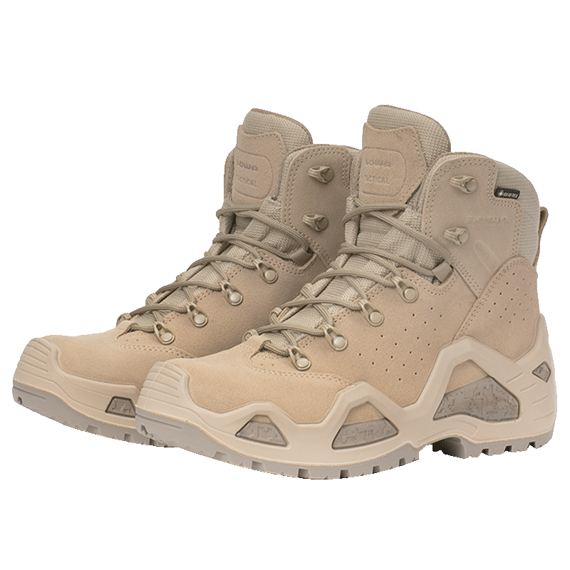 lowa徒步作战靴男z-6s gtx c户外中帮防水战术靴登山鞋l310688 desert
