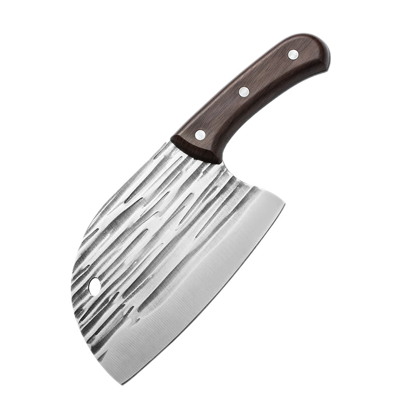 艾思伦手工锻打不锈钢切肉片切菜刀好用厨房家用杀鱼切鱼片丝刀具锋利快 锋利切肉切菜刀