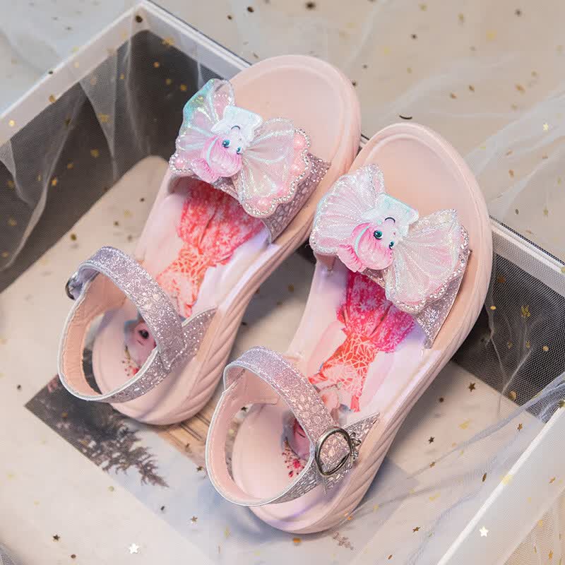 yawulfe女童卡通凉鞋2023夏季新款韩版儿童公主凉鞋时尚小女孩凉鞋