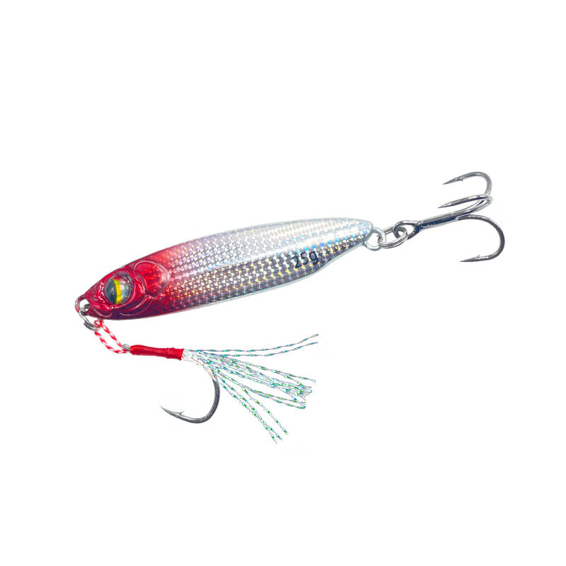 晚渔5个装 蓝色刀路亚铁板铅鱼 远投硬饵假饵翘嘴鲈鱼鳜鱼饵 路亚饵