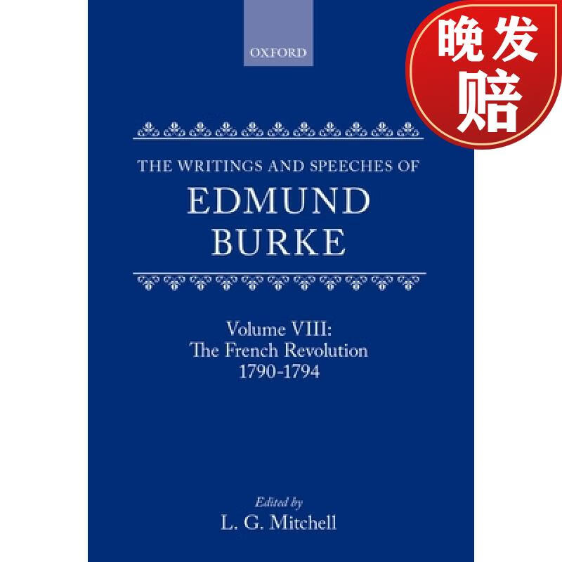 预订 writings and speeches of edmund burke: volume viii: the