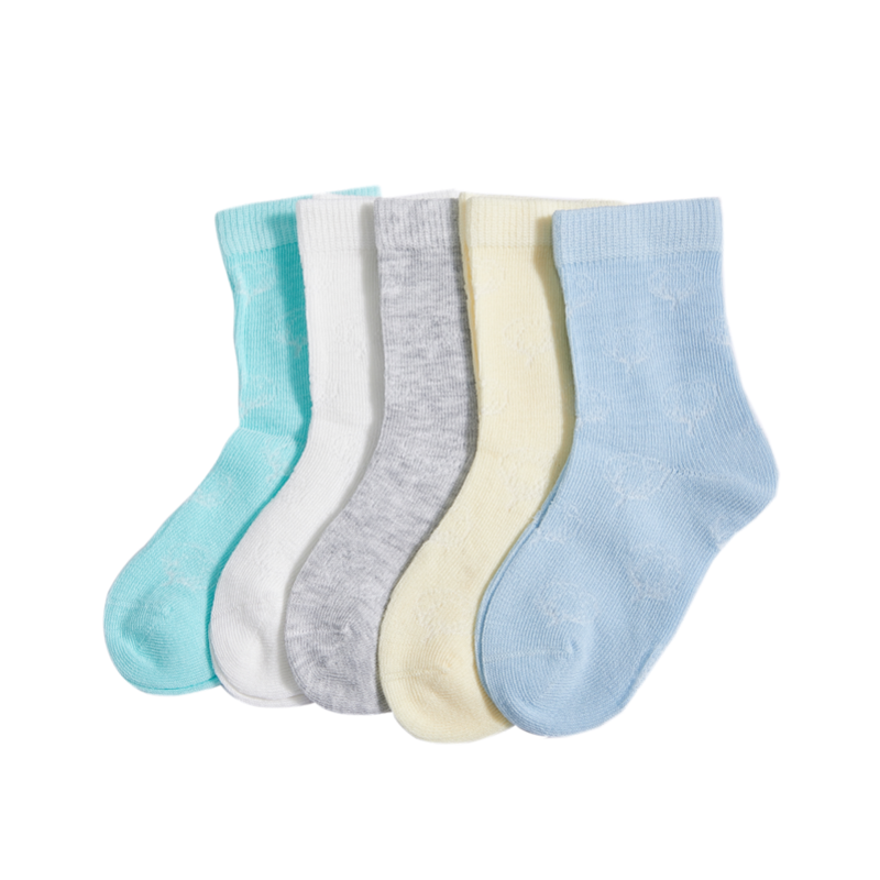全棉时代儿童袜系列：精梳棉中筒提花袜及其他款式价格走势、口碑分析