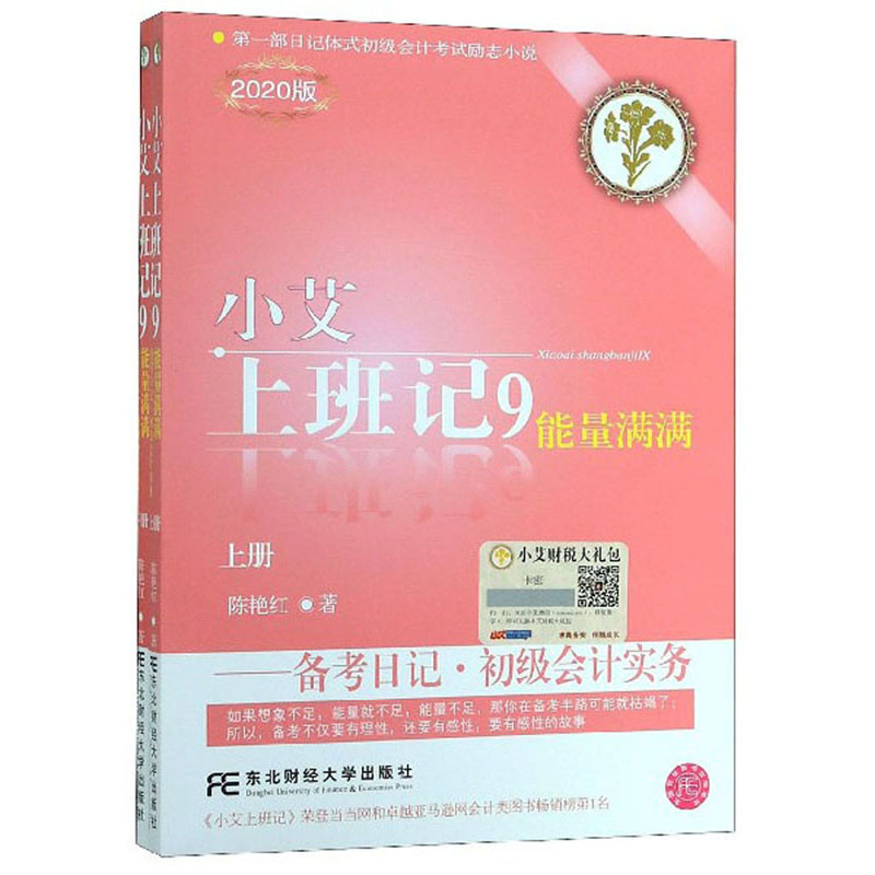 小艾上班记9：备考日记·初级会计实务（2020版 套装上下册）