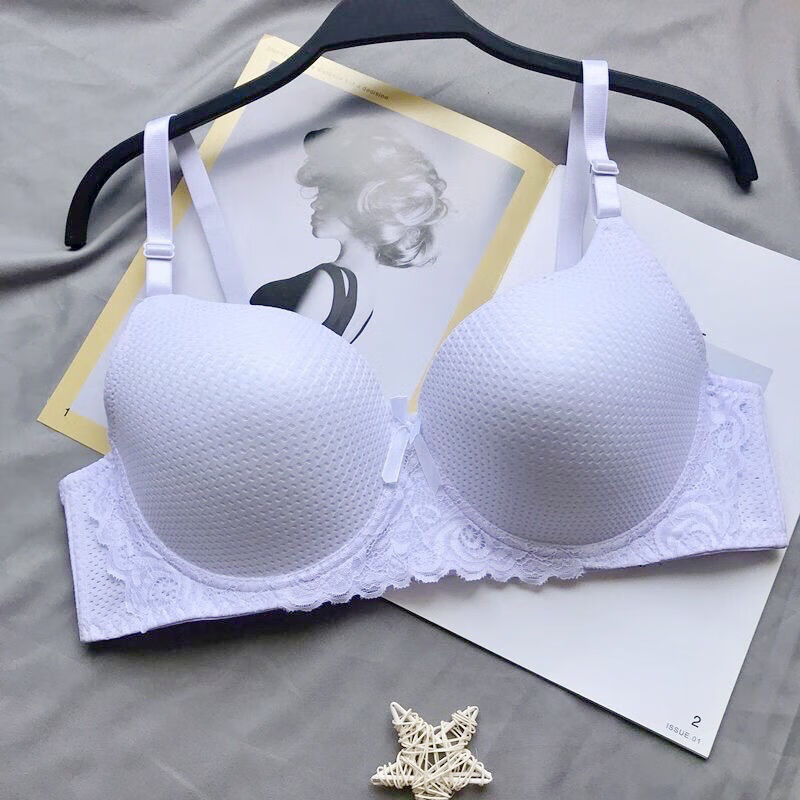 云雁细锦二分之一罩杯文胸超薄透气大胸【250斤】夏季特大码针孔性感