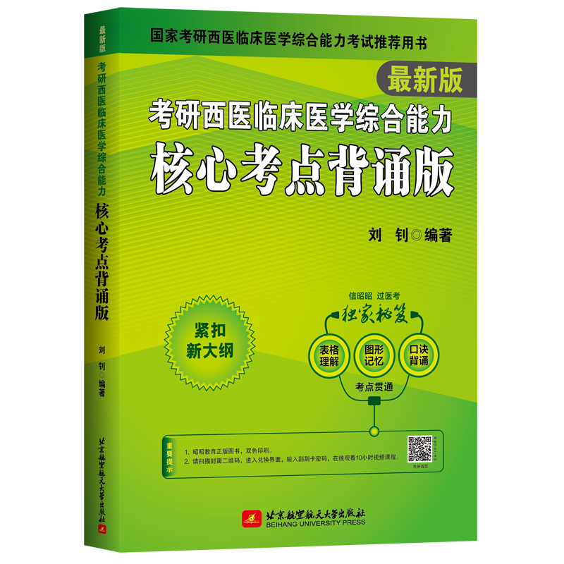 昭昭医考 （最新版）考研西医临床医学综合能力核心考点背诵版