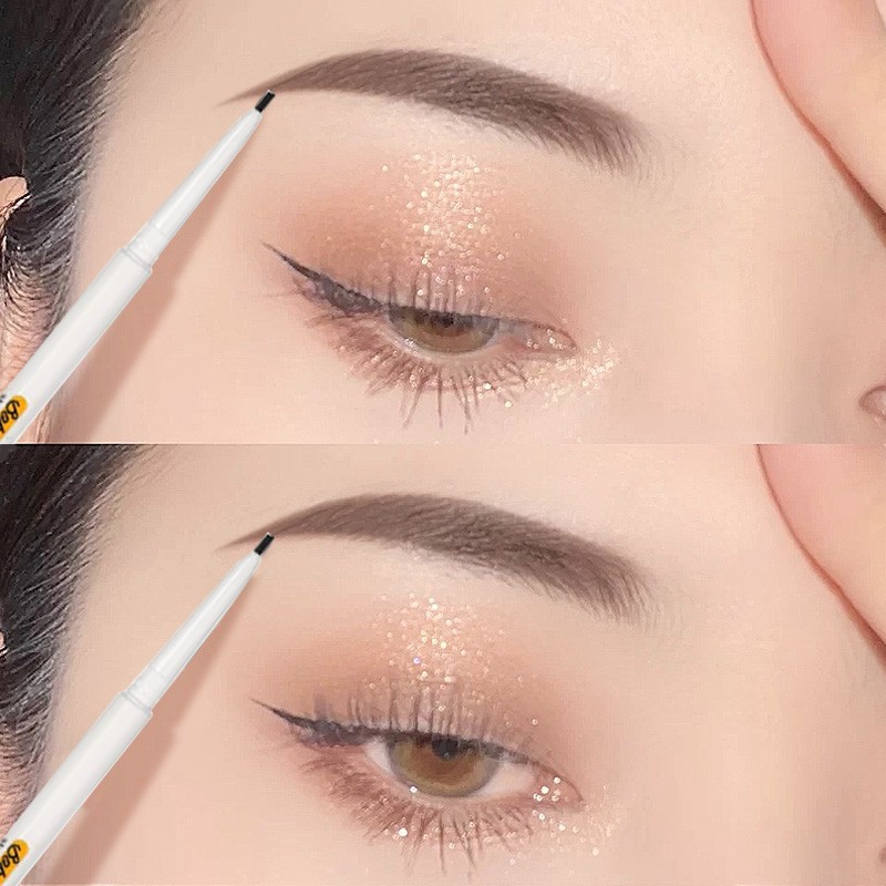 BEAI【两支29】极细眉笔防水防汗不掉色双头细头超细自然眉粉 02#浅咖色