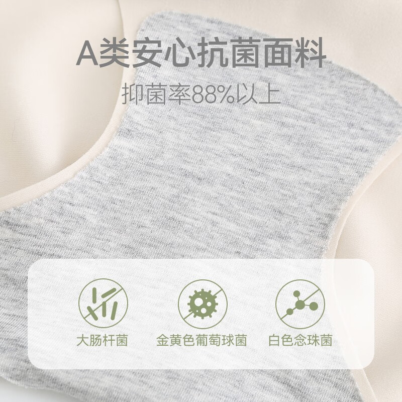 Spring Maternity喜临孕妇低腰内裤托腹产后收腹无痕高弹力塑身舒适亲肤内裤 低腰内裤-柔肤白+粉烟紫 F（均码）