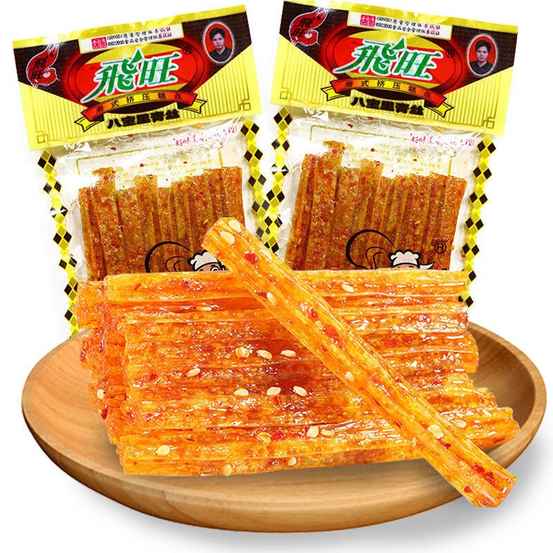 飞旺湖南特产飞旺辣条八宝里青丝麻辣 后怀旧毛钱校园零食小吃 买6包