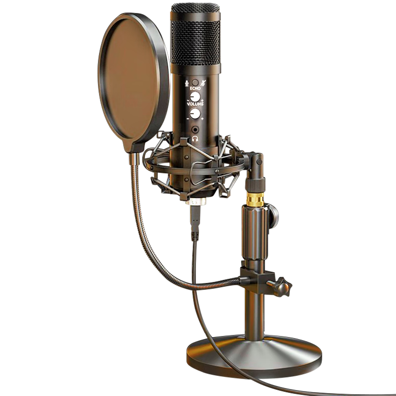 智國者【實時監(jiān)聽】麥克風(fēng)電容游戲錄收音麥降噪話筒主播k歌直播筆記本電腦usb有線聲卡專業(yè)音箱配音設(shè)備