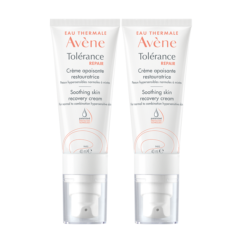 雅漾（Avene）【樊振東同款】專研修護(hù)霜40ML*2輕潤(rùn)速修霜維穩(wěn)舒緩泛紅保濕乳霜