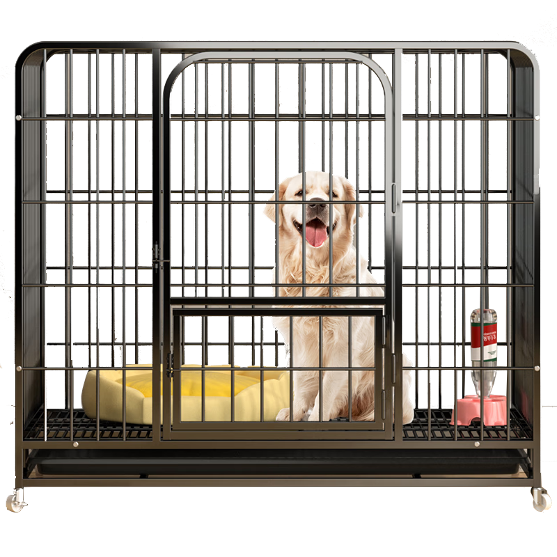 腆寵狗籠 狗籠子大型犬中型犬小型犬帶廁所加粗狗窩家用寵物籠子圍欄