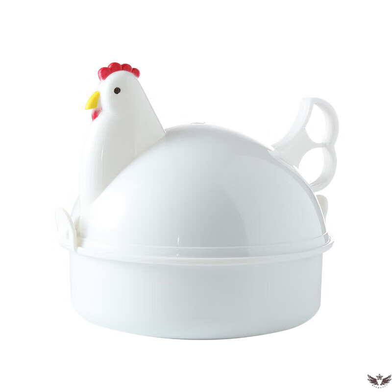 用微波炉蒸蛋器煮溏心水蛋煮糖心蛋 鸡妈妈煮蛋盒(煮4个蛋) 需加水