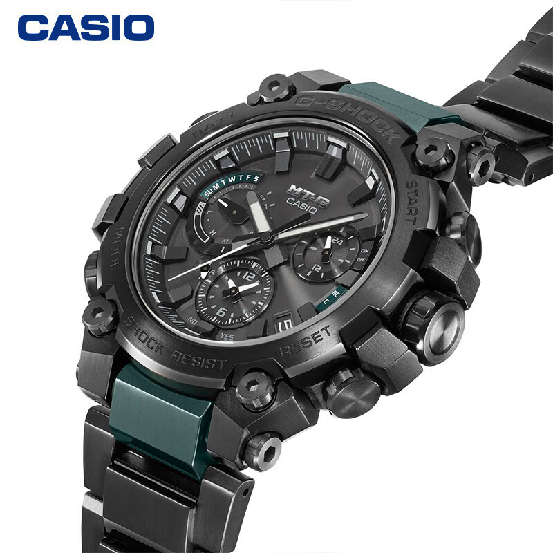 卡西欧（CASIO） G-SHOCK MTG-B3000高端手表防水运动男表石英手表 MTG-B3000BD-1A2PR-太阳能动力