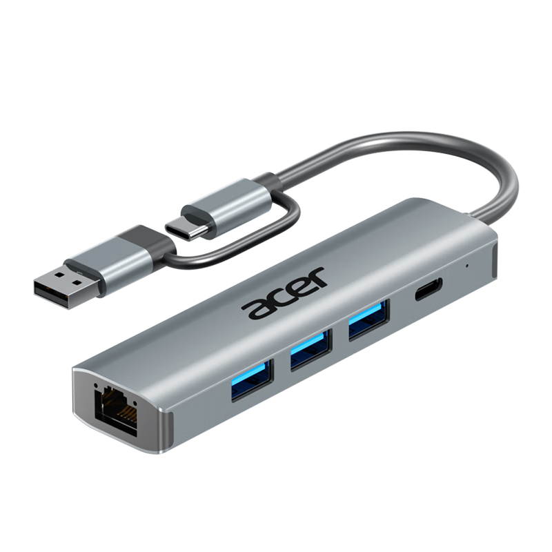 ڲ곞acerUSB3.0תǧչHUB ʼǱתͷRJ45ת̨ʽչ58.8Ԫ