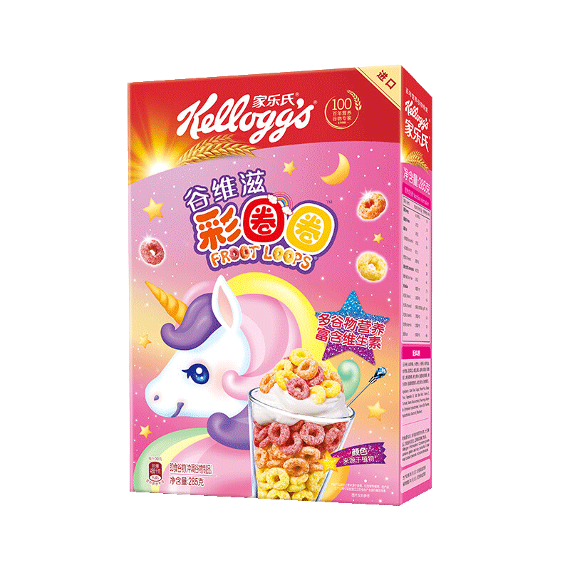 ڲϣKelloggʳƷά̲ȦȦ285g/ ͯӪƬݼʳʹ19.9Ԫ