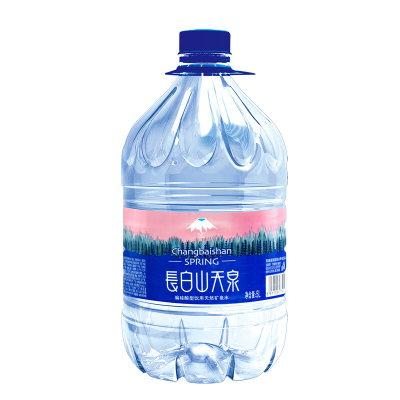 长白山天泉长白山 天然矿泉水 泡茶水 弱碱性 高端会议 整箱装 5L*4桶
