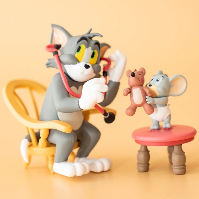 名·创(minso)猫和老鼠手办同款tom and jerry日常生活2系列盲盒第二