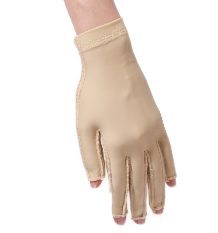 医用烧伤压力手套烫伤弹力套疤痕加压抑制弹力绷带手指弹力套 一只 s