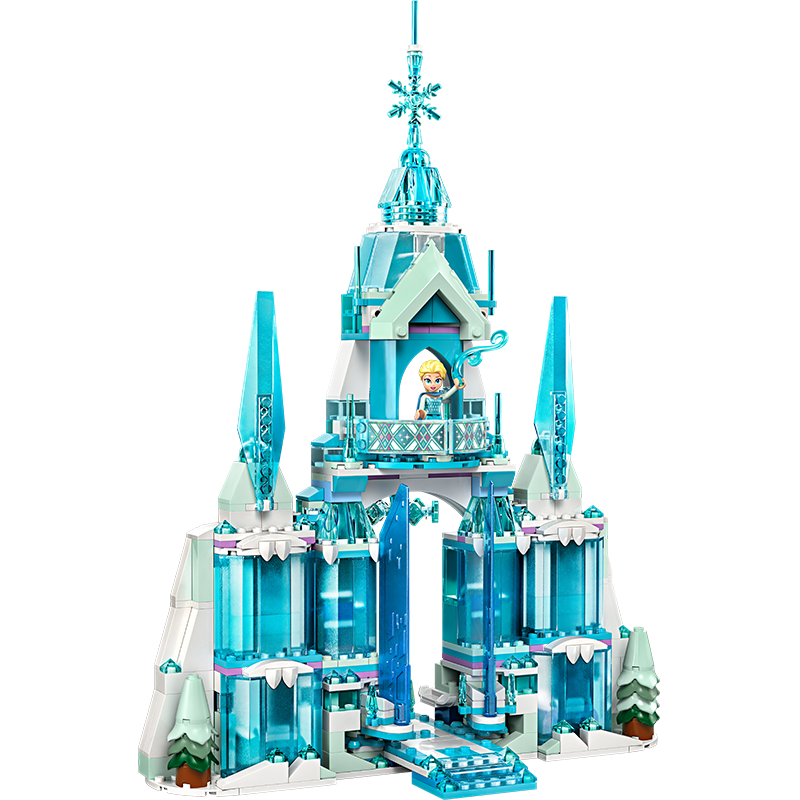 乐高（LEGO）积木拼装迪士尼43244 艾莎冰雪宫殿城堡女孩儿童玩具生日礼物