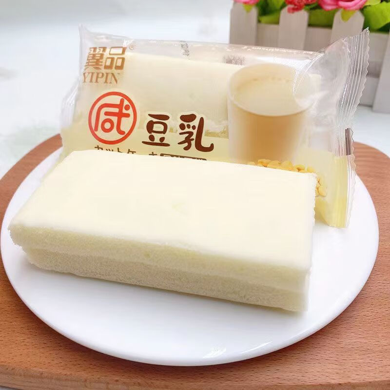 i整箱翼品咸豆乳风味网后榴莲夹心即食早餐面包零食糕点 咸豆乳味