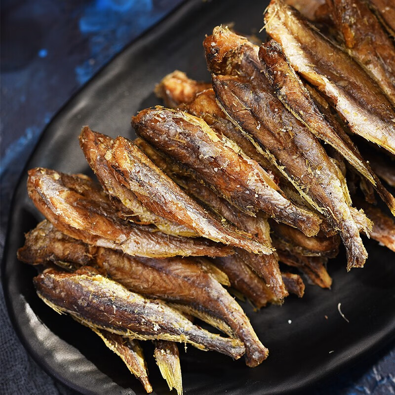 干小鱼干黄鱼酥小鱼仔黄花鱼海鲜干货海味零食即食 【42g*4袋】椒盐味