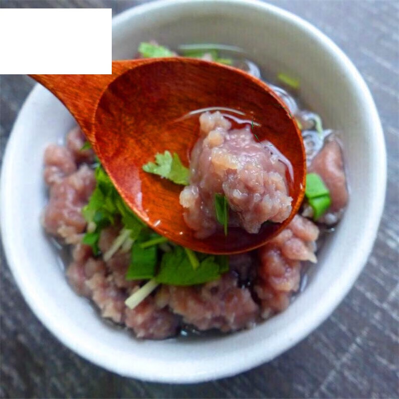 虎钢馋新品 福建福州特色小吃手工牛肉片滑粉牛肉羹牛滑汤