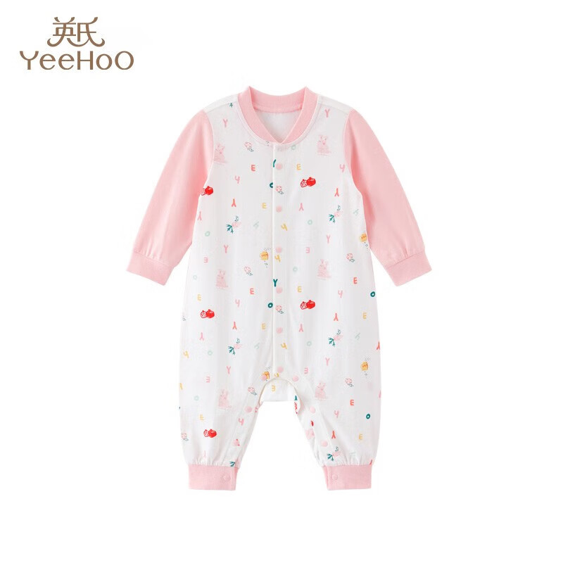 婴儿衣服男宝宝哈衣新生儿连体衣春秋和尚爬服 ylaaj02002a(可选尺码