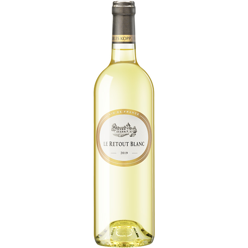 名庄靓年法国原瓶进口波尔多le retout blanc贺都酒庄干白葡萄酒 750