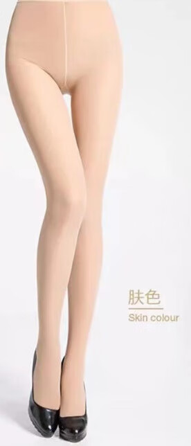 钢丝袜女薄款秋季连裤袜春秋款光腿加大踩脚打底裤 肤色 1双 均码(80-120斤-不带防滑