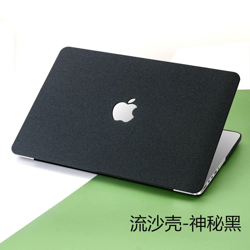奥斯翰苹果笔记本电脑保护壳Macbook air M3/M2 Pro16/14 笔记本电脑14英寸超薄机身套aso 优雅黑（流沙壳） 23款MacBook Pro14 M3 A2918