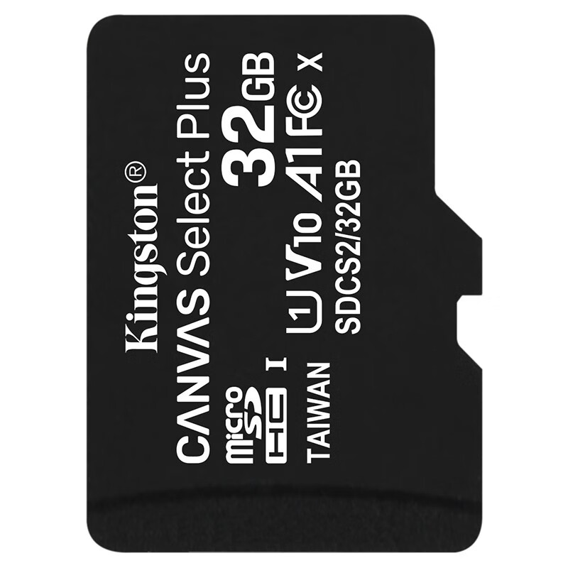 金士顿（Kingston）行车记录仪内存卡 高速TF(Micro SD)无人机监控手机 U1存储卡 100M/s SDCS2 32G