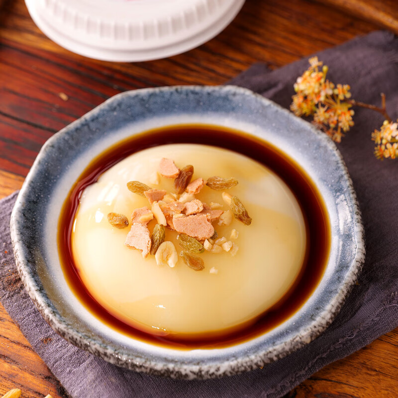 虎钢馋即食凉糕四川宜宾特产小吃双河糯米手工红糖凉糕凉高井甜品碗