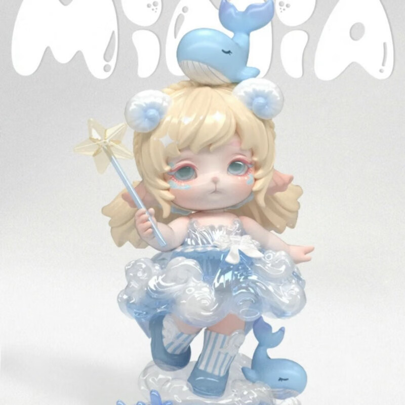 MiMiA二代水之秘境系列盲盒潮玩手办玩具少女可爱娃娃摆件礼物 鲸鱼-碧波