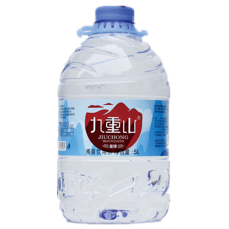 九重山桶装富锶弱碱水  复合型天然矿泉水 桶装1*4瓶/件