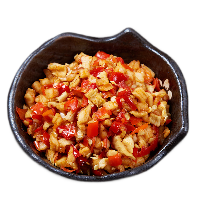 【堂家巷子】湖南特產(chǎn)剁椒蘿卜香辣脆爽辣椒蘿卜干醬腌菜下飯菜農家自制 280克*1瓶