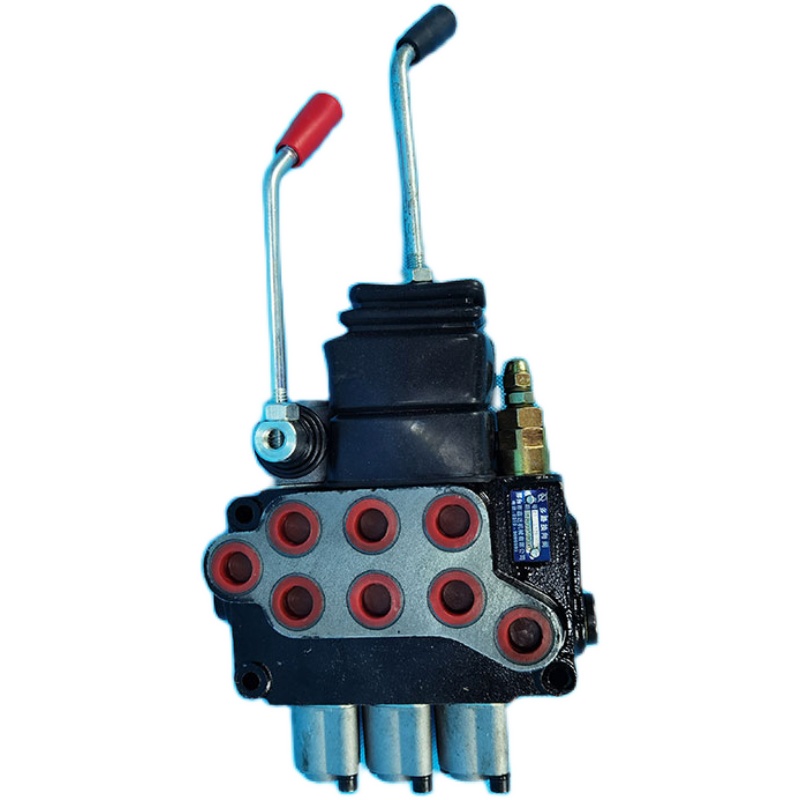 改装小铲车 钩机 电动叉车分配器 一杆双控换向阀 两杆三控多路阀 一