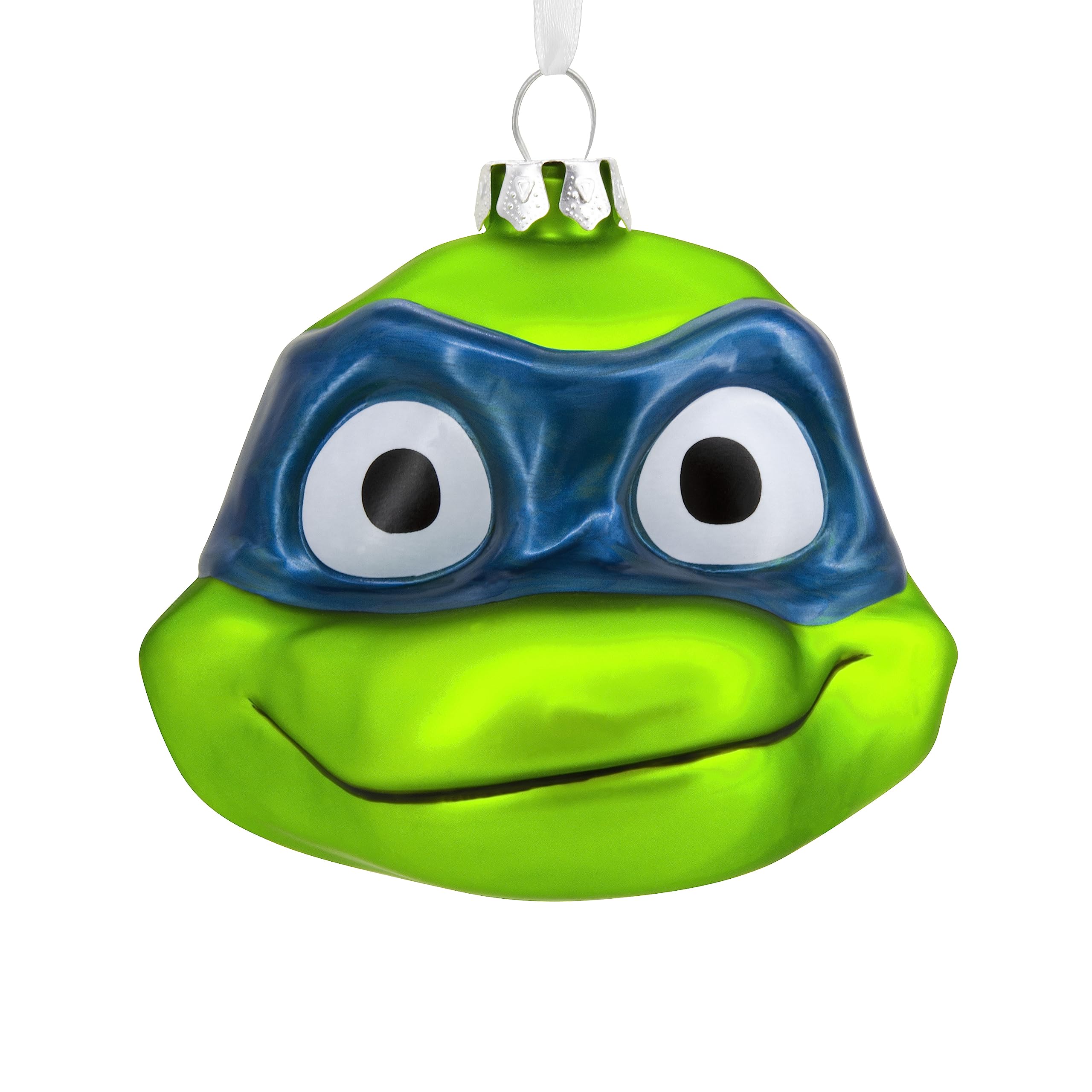 忍者神龟莱昂纳多圣诞玻璃挂饰 8.89cm半壳英雄